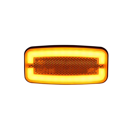 Oranžová LED obrysová lampa s reflektorem LD 2762