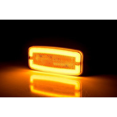 LAMPE D'ENJOLIMENT LED ORANGE AVEC VERRE LD 2762