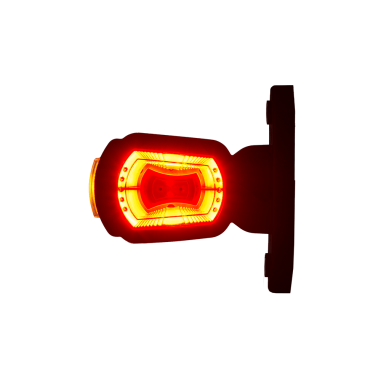 LEWA LAMPA OBRYSOWA LDCC 2776 BIAŁO CZERWONO...