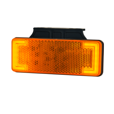 ORANGE LED MARKER LAMP WITH REFLECTOR AND HANGER LD 2514