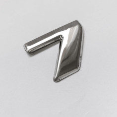 LETTER 7 FOR SCANIA NEXT GEN CHROME EMBLEM OVERLAY 2