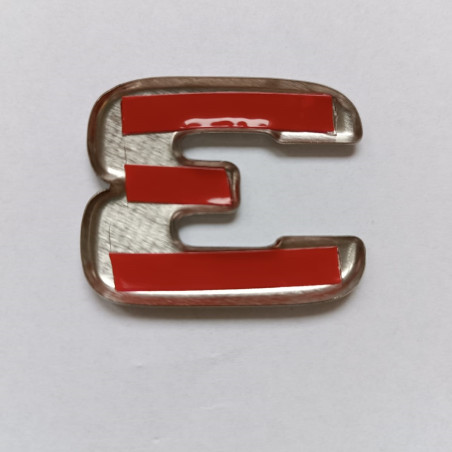 SOVRAPPOSIZIONE EMBLEMA CROMATO LETTERA 3 PER SCANIA NEXT GENERATION