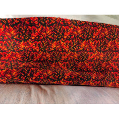 DANSK RÖD PLYSK MATERIAL DP02RED 2