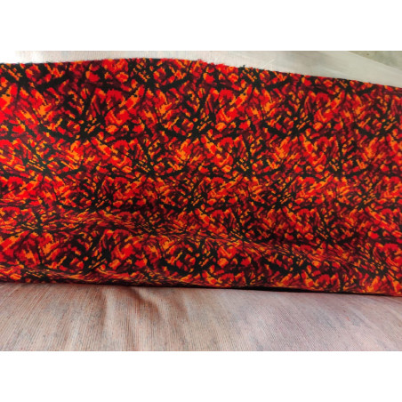 MATERIAŁ DUŃSKI PLUSZ CZERWONY DP02RED