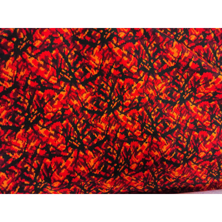 MATERIAŁ DUŃSKI PLUSZ CZERWONY DP02RED