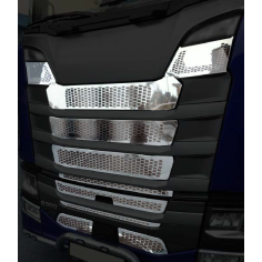 SCANIA NEXT GEN S GRILL NIERDZEWNY CHROM
