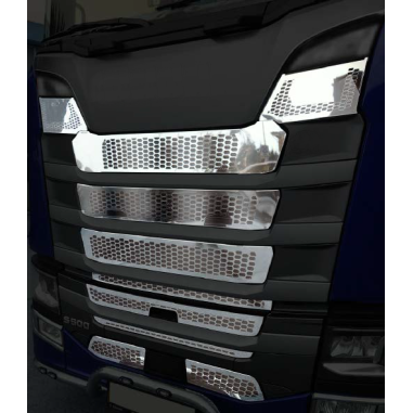 SCANIA NEXT GEN S GRILL STAINLESS CHROME
