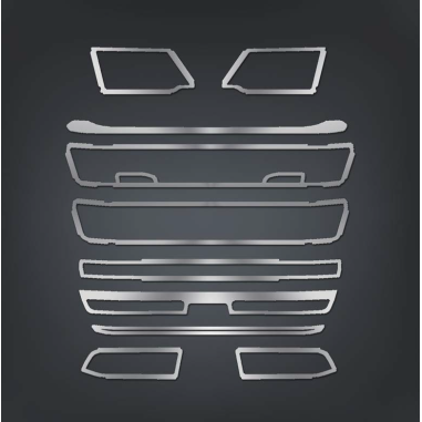 SCANIA NEXT GEN R GRILL STAINLESS CHROME DECOR