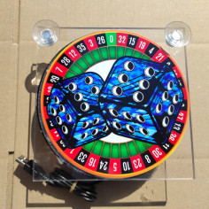 LIGHTBOX USB 17x17 KOCKY ROULETTE LED TABULKA DELUXE