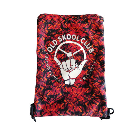 ZAINO ROSSO IN STILE PELUCHE DANESE