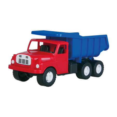 VOLQUETE TATRA 148 ROJO Y AZUL COCHE 30CM PARA NIÑOS JUGUETE