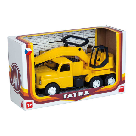 SÁRGA TATRA 148 KOTTOR 30 cm-es AUTÓ GYERMEKJÁTÉKHOZ