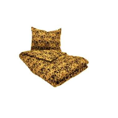 LITERIE 140x200 MOTIF PELUCHE DANOIS JAUNE