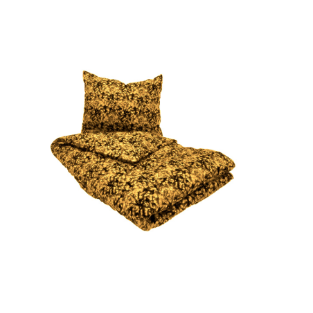 LITERIE 140x200 MOTIF PELUCHE DANOIS JAUNE