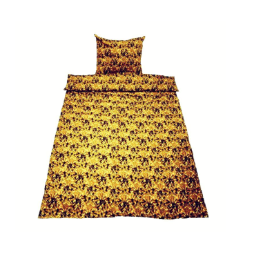 LITERIE 140x200 MOTIF PELUCHE DANOIS JAUNE