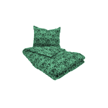LITERIE 140x200 MOTIF PELUCHE DANOISE VERTE
