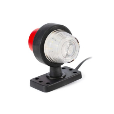 WHITE RED LED MARKER LAMP ON A SHORT ARM FRISTOM FT-147 AB/C LED