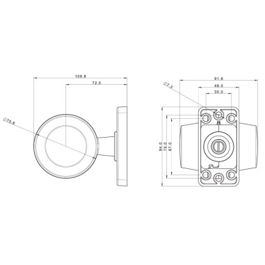LAMPADA DECORATIVA A LED ARANCIONE ROSSO SU...