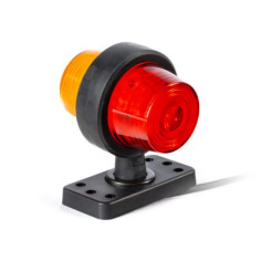 LAMPE LED DÉCORATIVE ORANGE ROUGE SUR BRAS COURT FRISTOM...