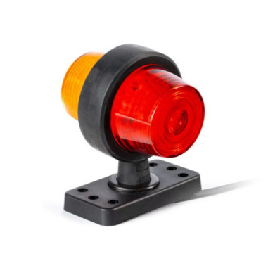 ORANGE RED DECORATIVE LED LAMP ON A SHORT ARM FRISTOM FT-147 AC/Z LED