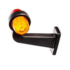 ORANGE RÖD DEKORATIV LED-LAMPA PÅ EN FRISTOM FRISTOM...