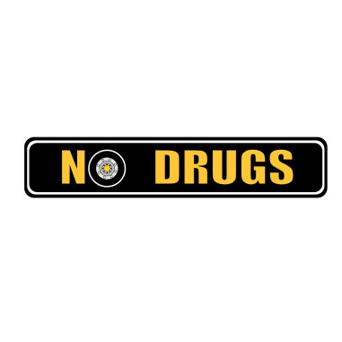 NO DRUGS  ADESIVO 15x3cm