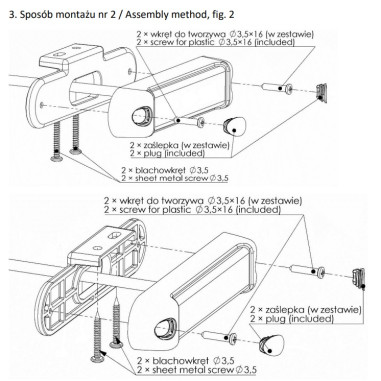 LAMPADA DI SEGNALAZIONE GALLO A LED 12/24V LDO...