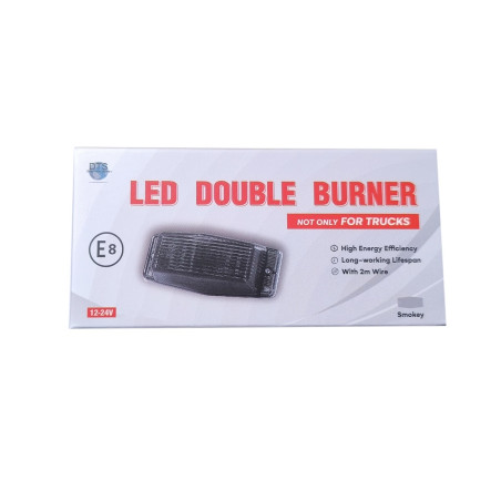 FARO HUMO DOUBLE BURNER LED BICOLOR BLANCO NARANJA DTS