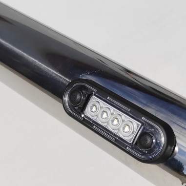 VOLVO FH4 FH5 TUBO LATERALE INOX CON FORI LED