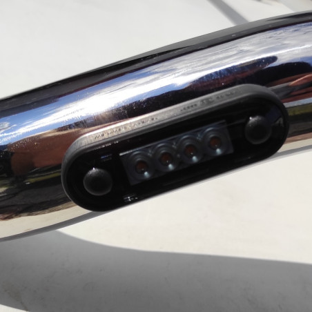 For DAF XF 106 STAINLESS STEEL SIDE PIPES WITH HOLES FOR LED