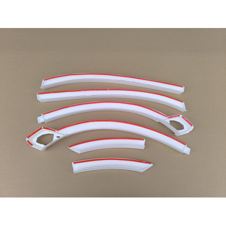 EXTENSIONS DE PASSAGE DE ROUES SPOILER MB ACTROS MP4 MP5 "Cintia Trucks"