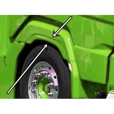 EXTENSIONS DE PASSAGE DE ROUES SPOILER DAF NGD XF XG XG+ "Cintia Trucks"