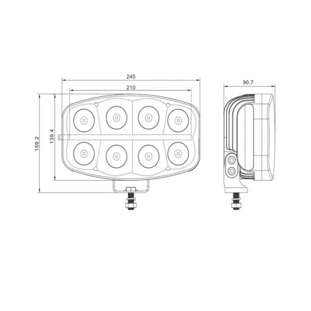 L3412 PHARE LED + FEU DE POSITION