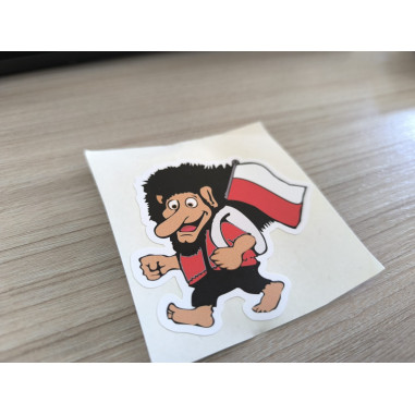 ADESIVO TROLL POLONIA 8cm