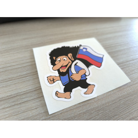 ADESIVO TROLL SLOVENIA 8cm
