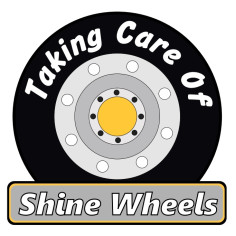 "SHINE WHEELS" STICKER 8cm