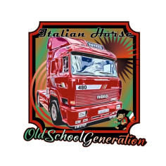 "ITALIAN HORSE" STICKER 8cm