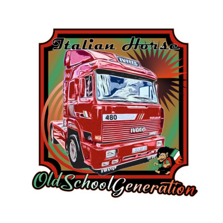 NALJEPNICA "ITALIAN HORSE" NALJEPNICA 8cm