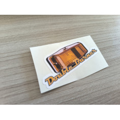 "DOUBLE BURNER" WLEPA NAKLEJKA 8cm 2