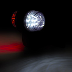 PILOTO DE GALANCE IZQUIERDO LED BLANCO ROJO ANGULADO LD... 2