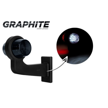 PILOTO DE GALANCE IZQUIERDO LED BLANCO ROJO ANGULADO LD 2586/GRAPHITE