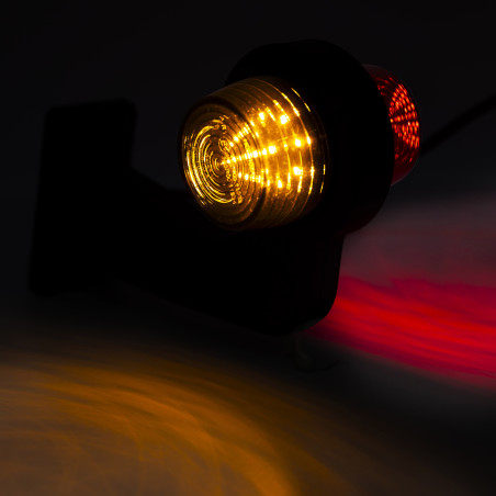 BAL DEKORATÍV LED LÁMPA NARANCS-PIROS LD 2620/GRAPHITE