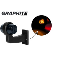LEVÉ DEKORATIVNÍ LED LAMPA ORANŽOVO-ČERVENÁ LD 2620/GRAPHITE