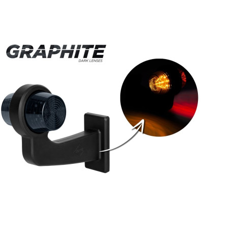 LIJEVA UKRASNA LED SVJETILJKA NARANČASTO-CRVENA LD 2620/GRAPHITE