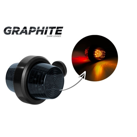 DEKORATIVNA LED SVJETILJKA NARANČASTO-CRVENA LD 2622/GRAPHITE