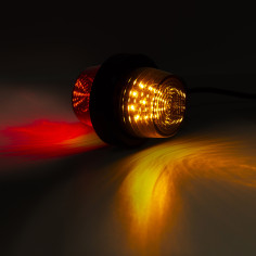 LAMPE LED DÉCORATIVE ORANGE-ROUGE LD 2622/GRAPHITE 2