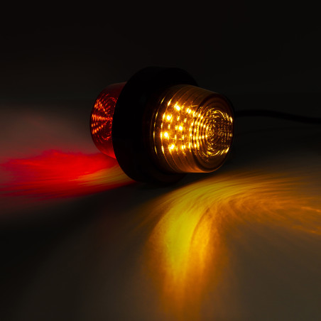 DECORATIVE LED LAMP ORANGE-RED LD 2622/GRAPHITE