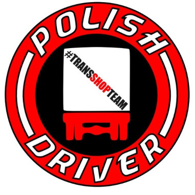 AUTOCOLLANT "POLISH DRIVER" 8CM