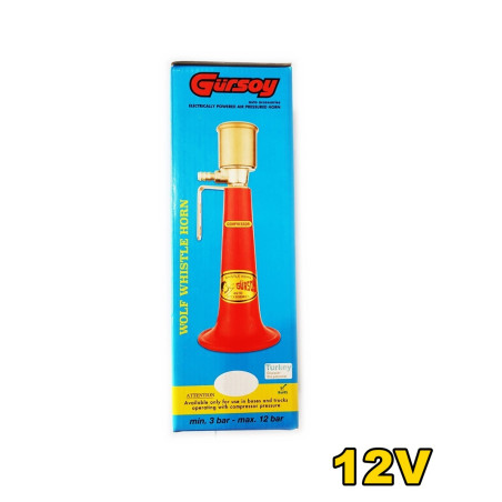 12V Gürsoy ORIGINEEL TURKS FLUIT PNEUMATISCH SIGNAAL