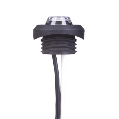 WITTE CONTEURLAMP IN BUIS GEDRUKT, ROOKLAMP LD 2631/GRAPHITE 2